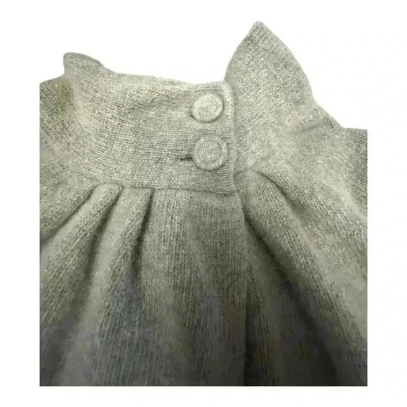 Sarah Spencer 1X Green Wool & Angora Sweater Jacket with Button Detail - Picture 4 of 6